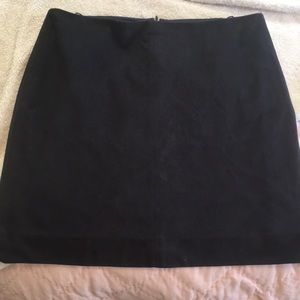 Faux suede J crew skirt- navy